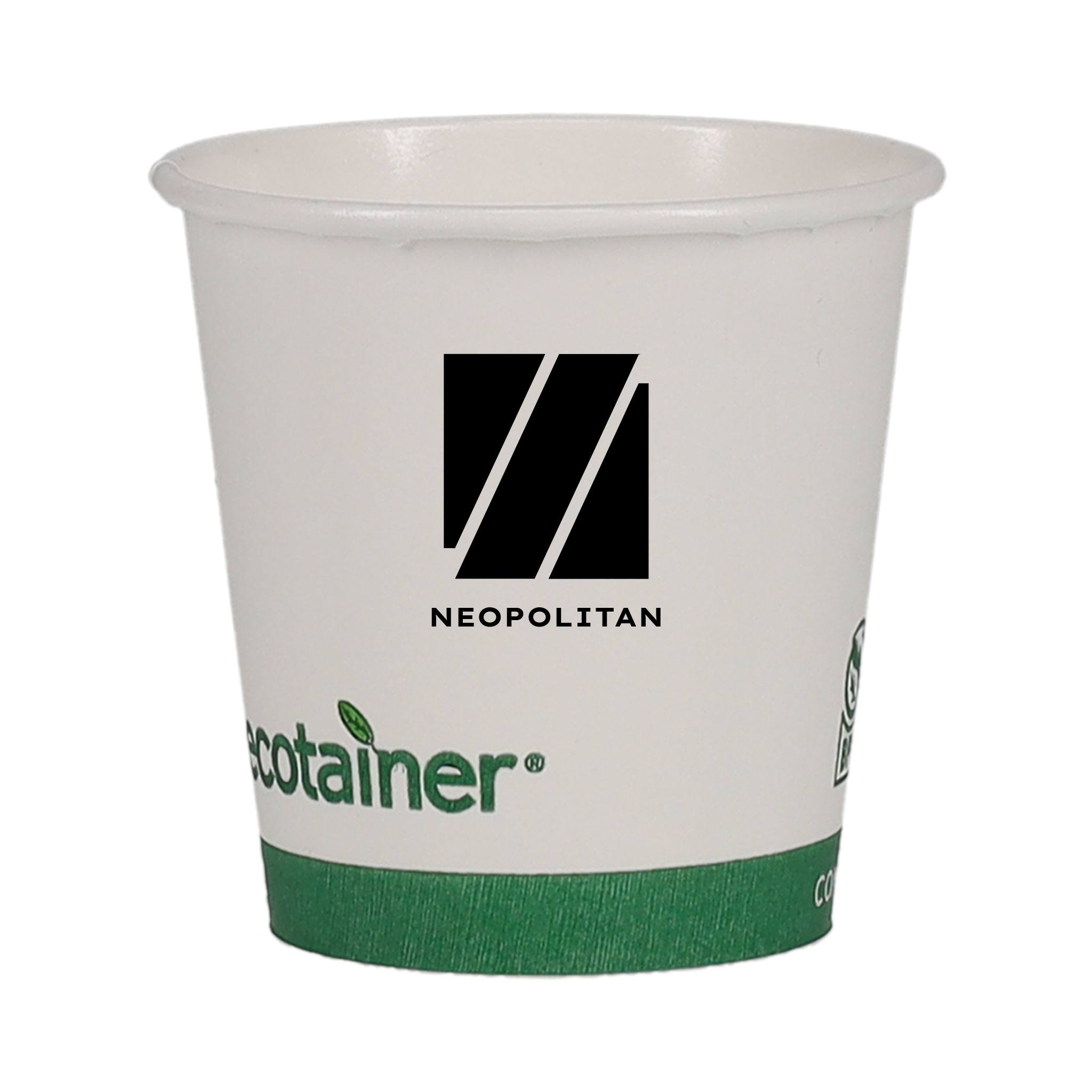 4 Oz. Eco-Friendly Digital Paper Cups  Imprinted with Logo (Q701111)