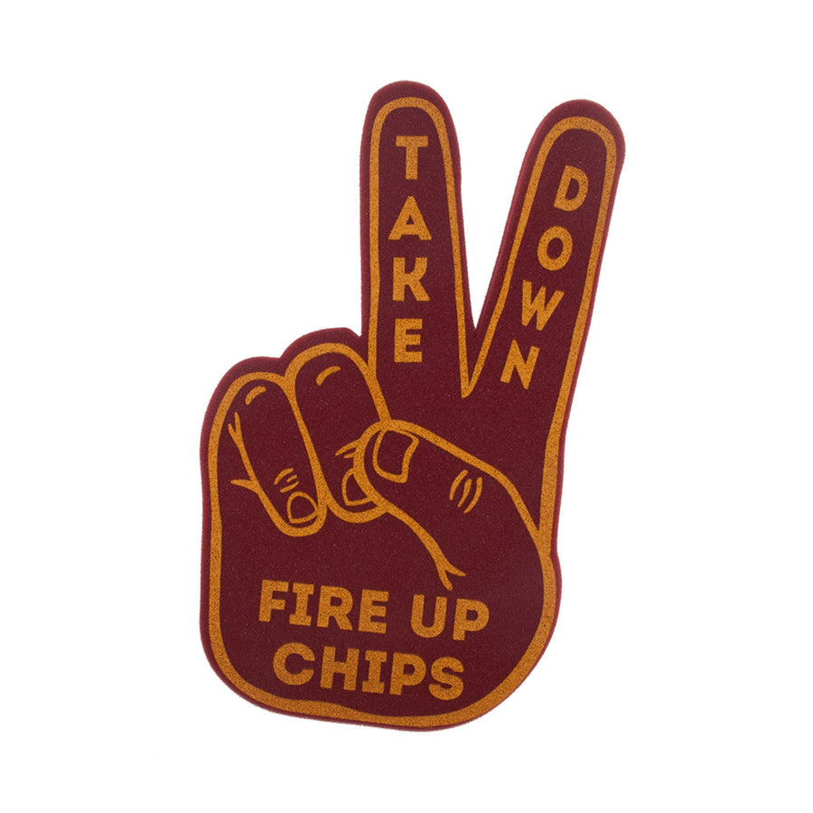 15 Inch Peace/Victory Foam Mitt (Q701532)