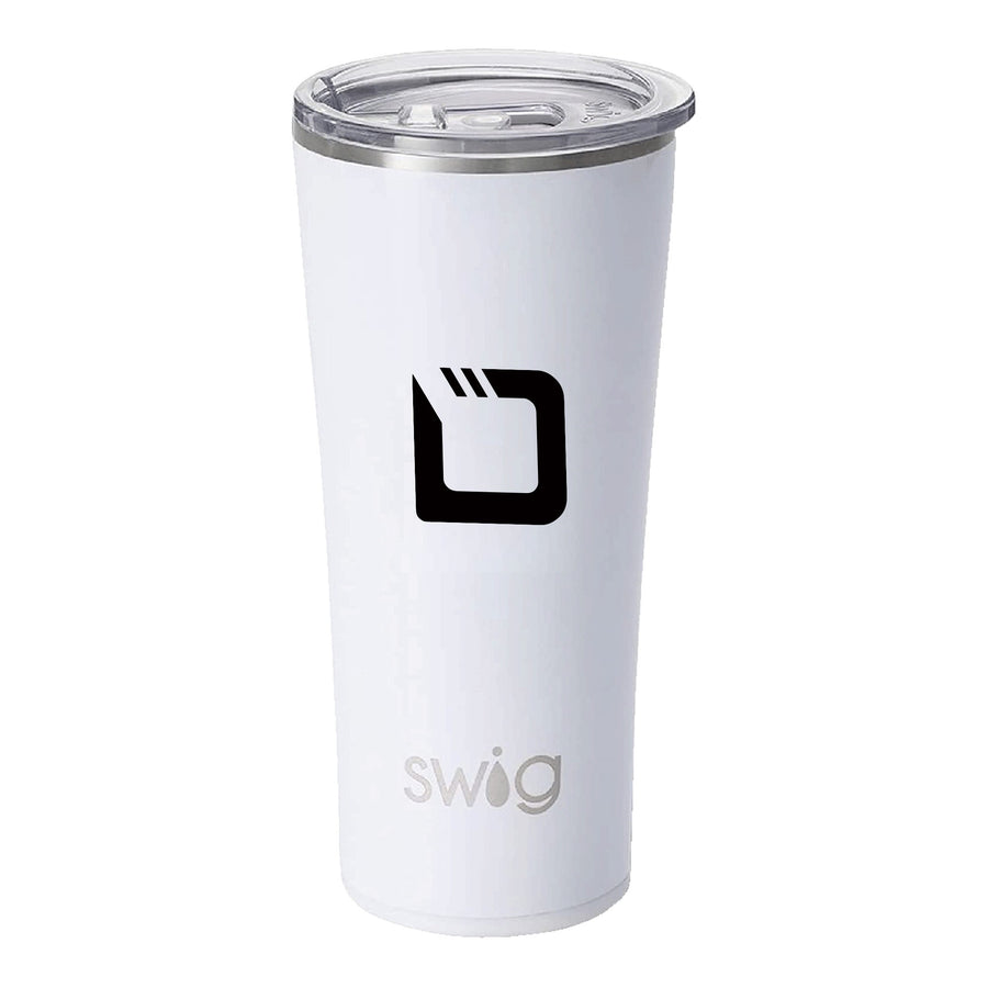 22 Oz. Swig Matte Tumbler - White (Q701622)