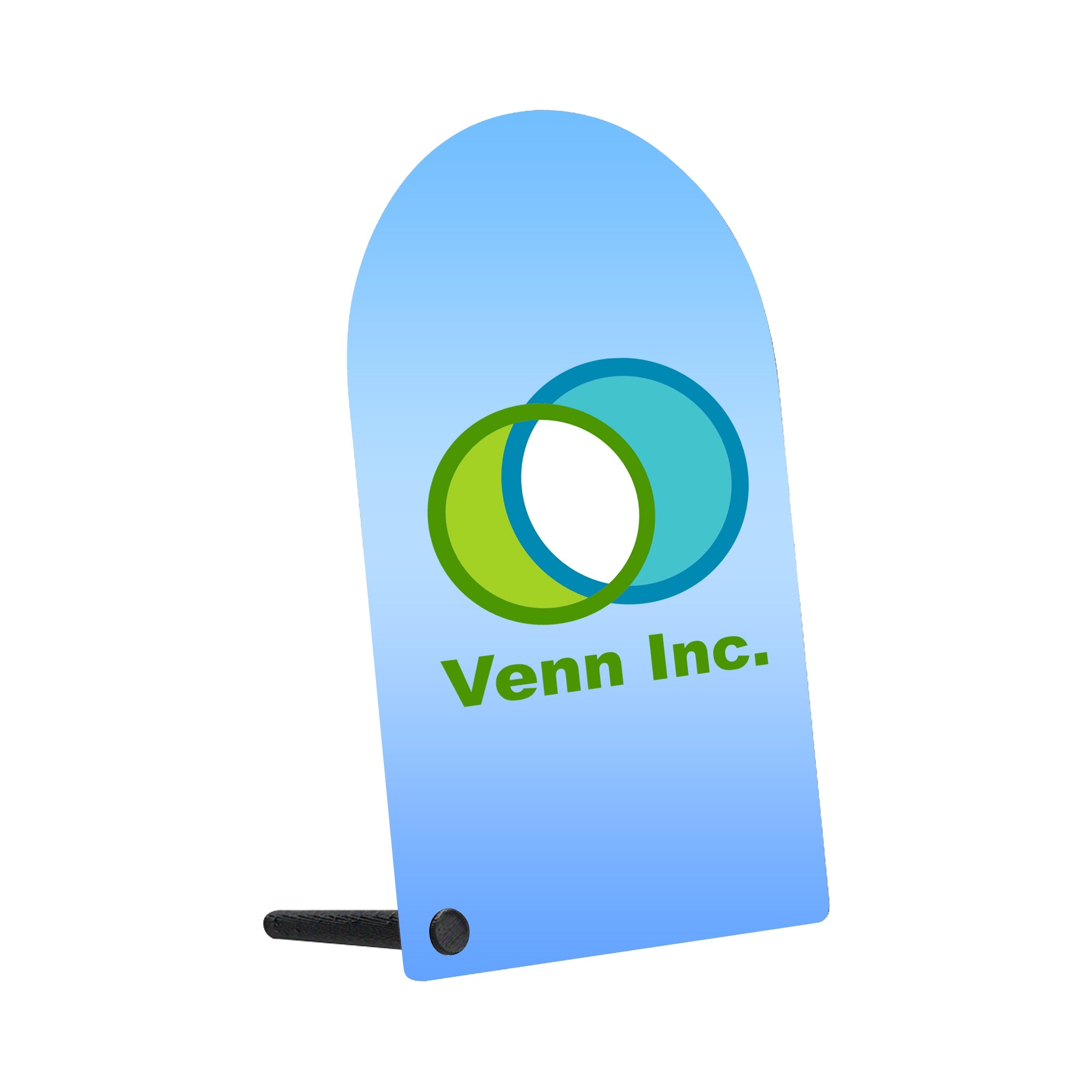 Acrylic Award - Arch Rectangle 5 Inch  Imprinted with Logo (Q703222)