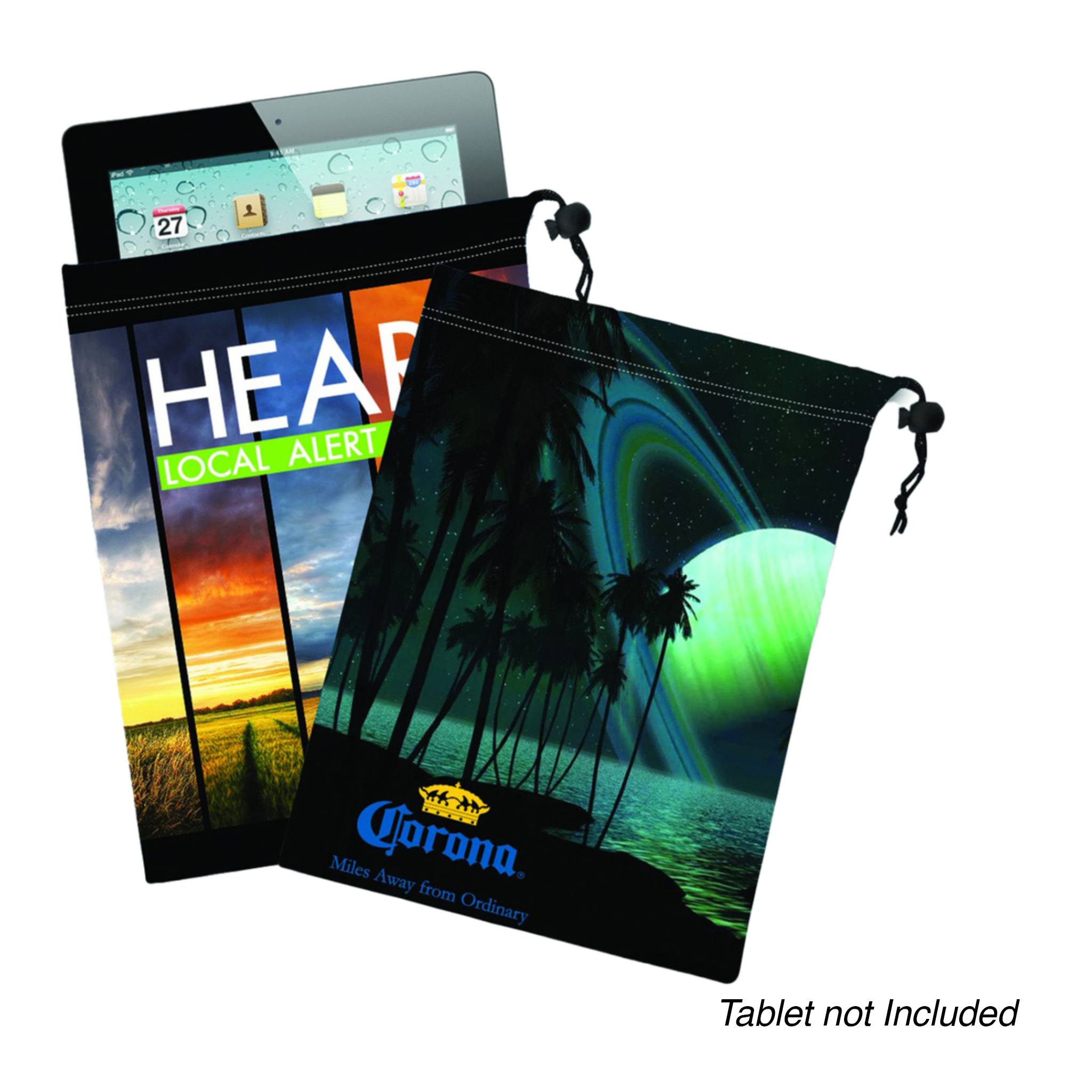Ipad Mini And Tablet Microfiber Cloth Pouches  Imprinted with Logo (Q704911)