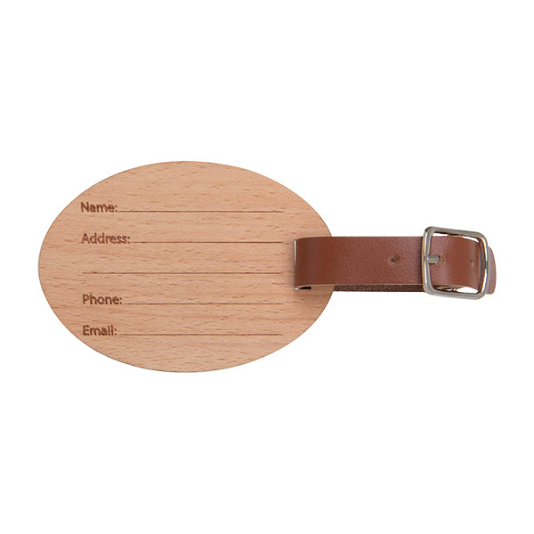 Wood Luggage Tag (Q704922)