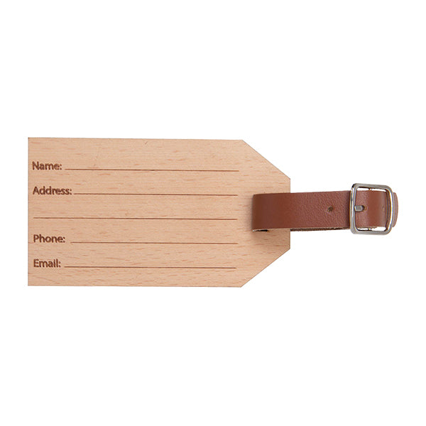 Wood Luggage Tag (Q704922)