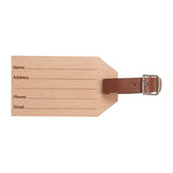 Wood Luggage Tag (Q704922)