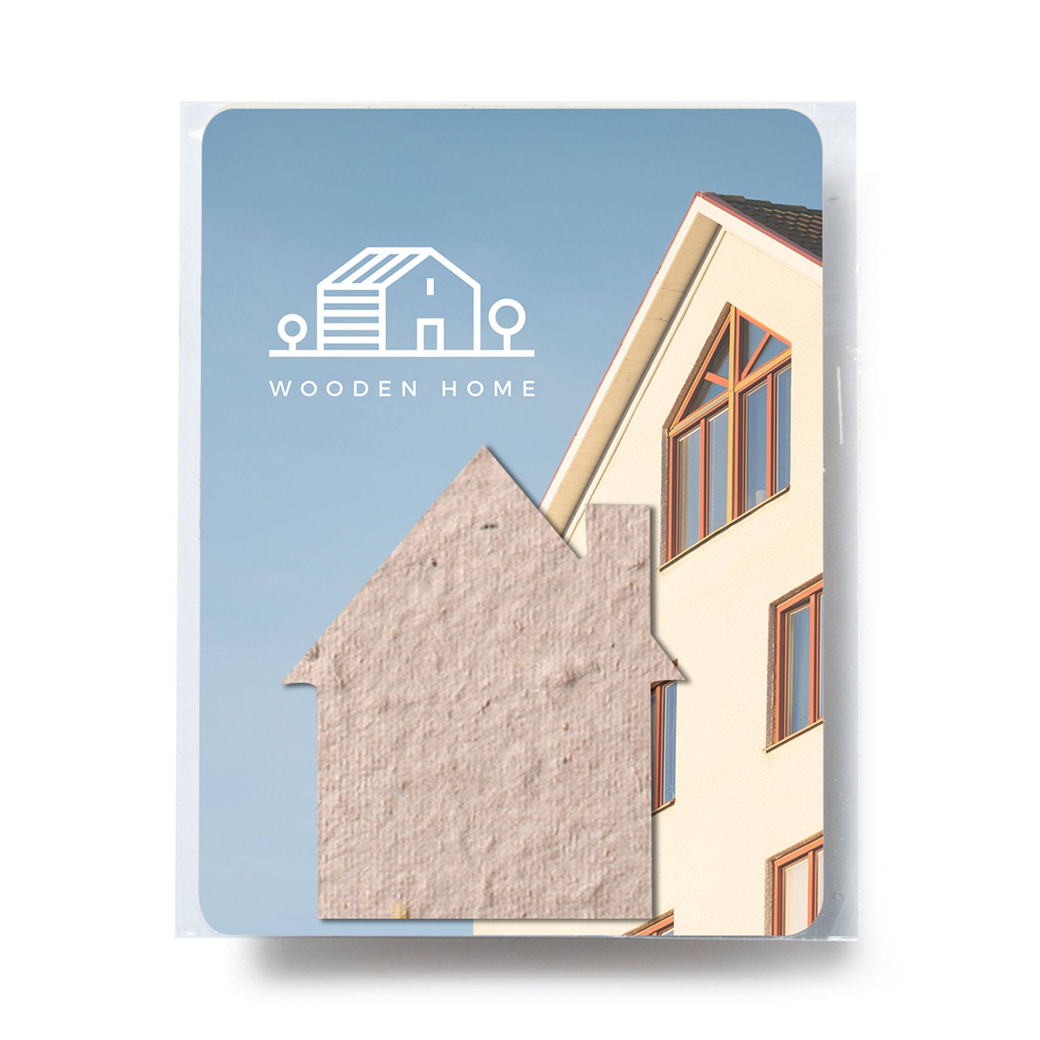 Bloomin House Shaped Plantable Gift Pack  Imprinted with Logo (Q705822)