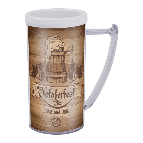 16 Oz. Snap Stein  Imprinted with Logo (Q705922)