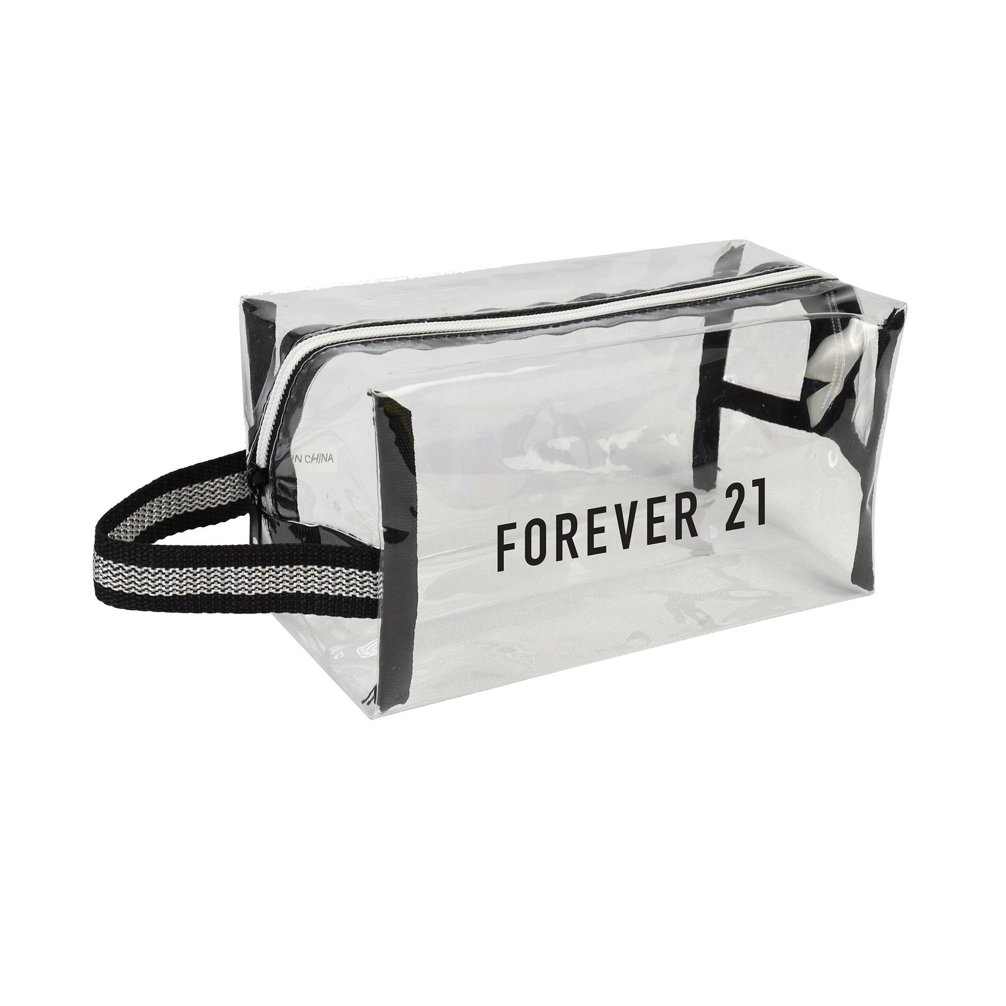 Clear TPU Cosmetic Toiletry Travel Bag  Imprinted with Logo (Q706432)