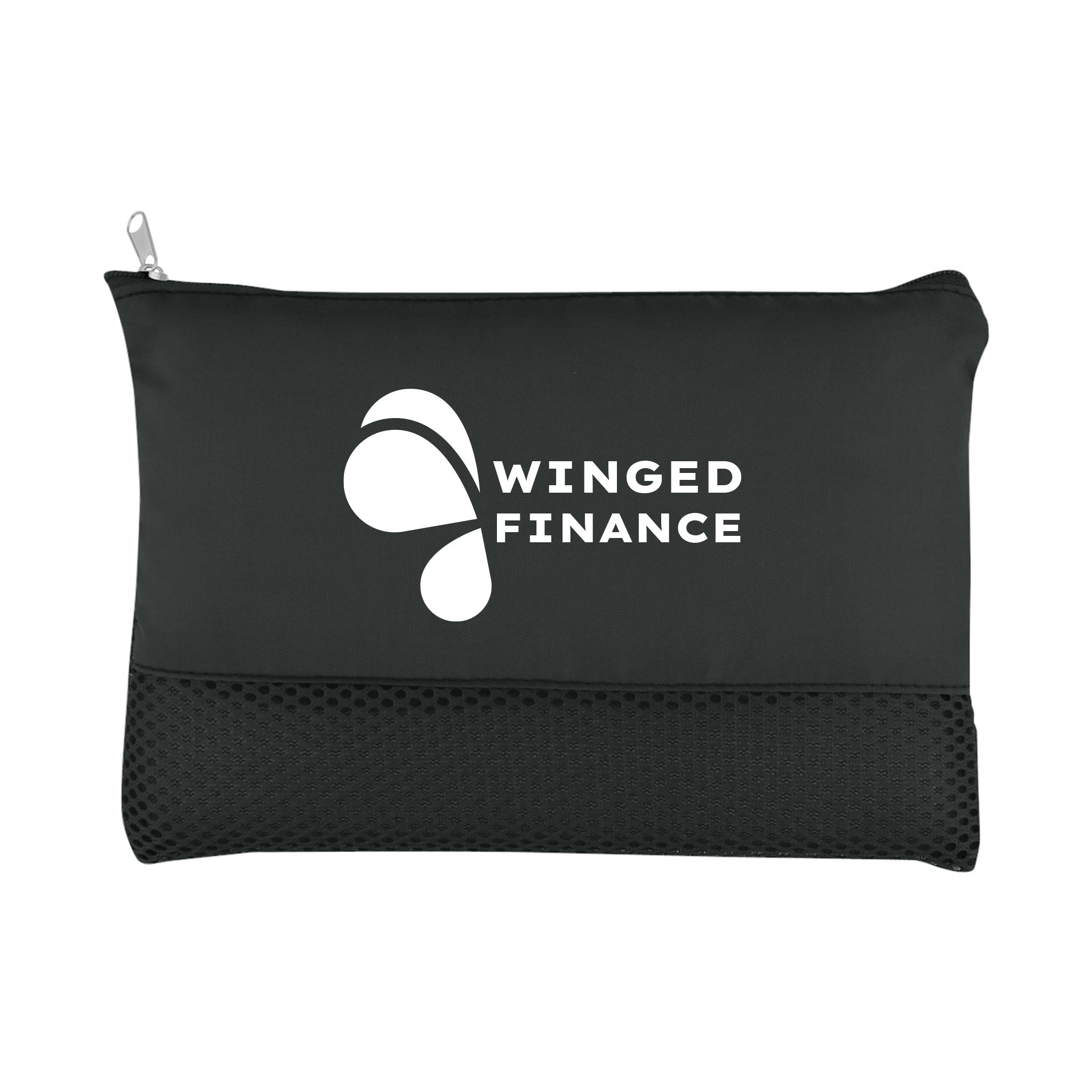 Mesh Vanity Bag  Imprinted with Logo (Q706622)