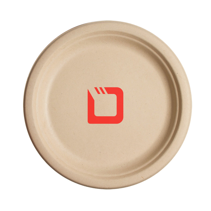 10 Inch Kraft Round Compostable Paper Plate (Q707332)