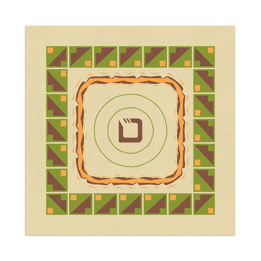 795 Cotton Wave-A-Hanky - Natural (Q708222)