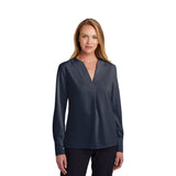 Brooks Brothers® Women's Open-Neck Satin Blouse (Q709722)