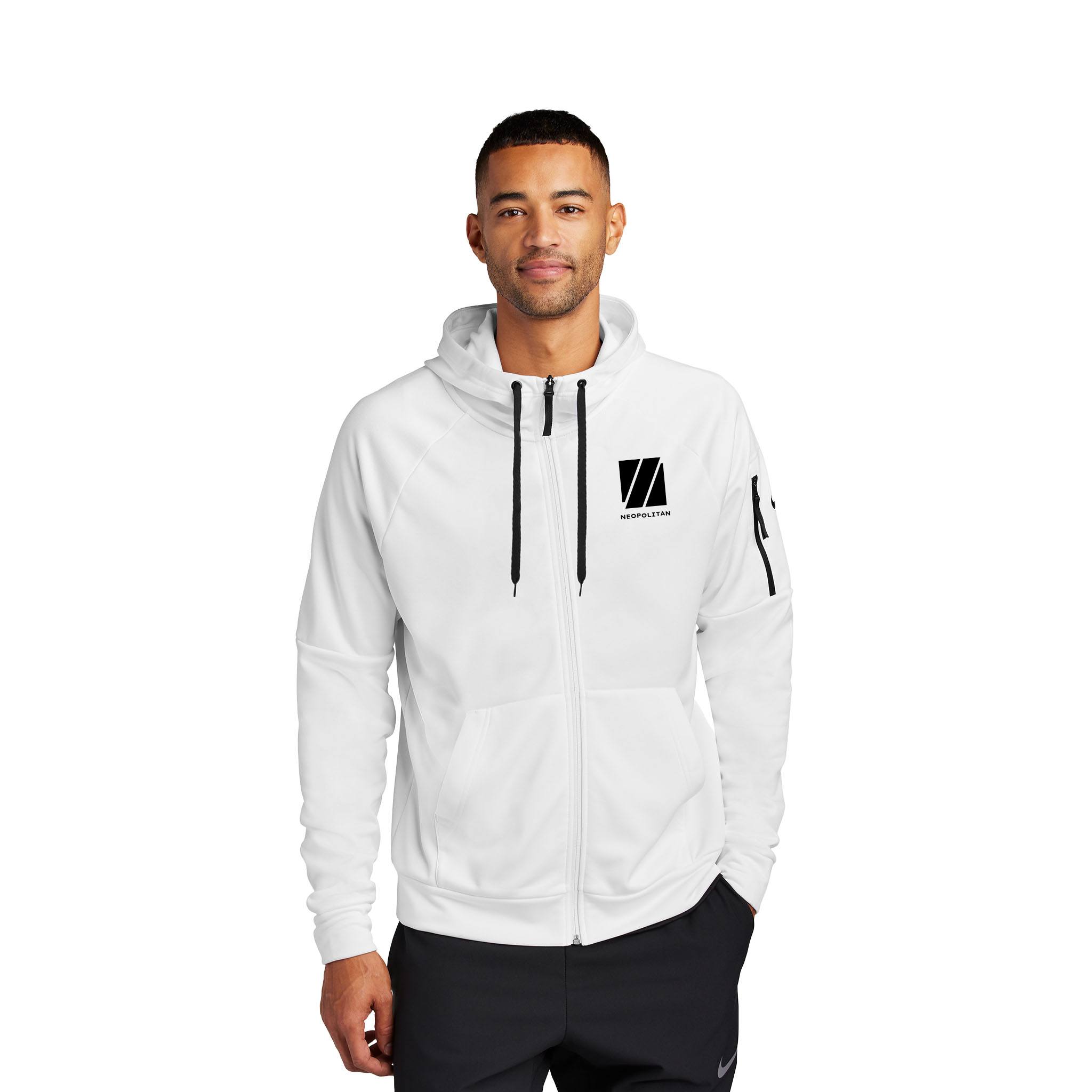 Nike Therma-FIT Pocket Full-Zip Fleece Hoodie  Imprinted with Logo (Q709922)