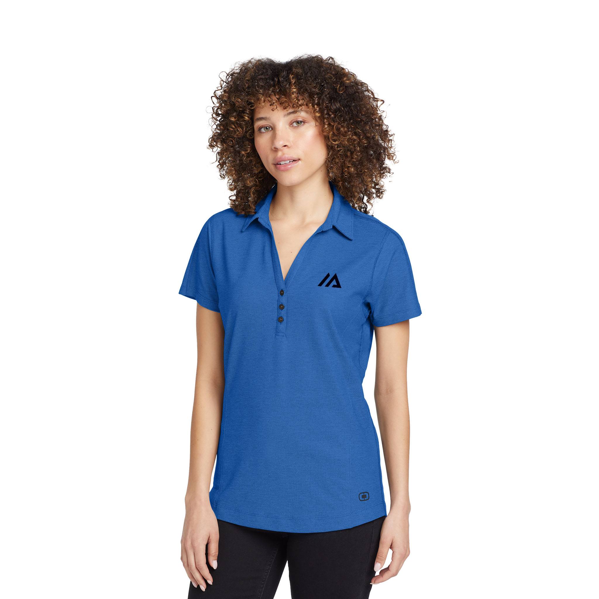 OGIO® Ladies Onyx Polo Shirt  Imprinted with Logo (Q710722)