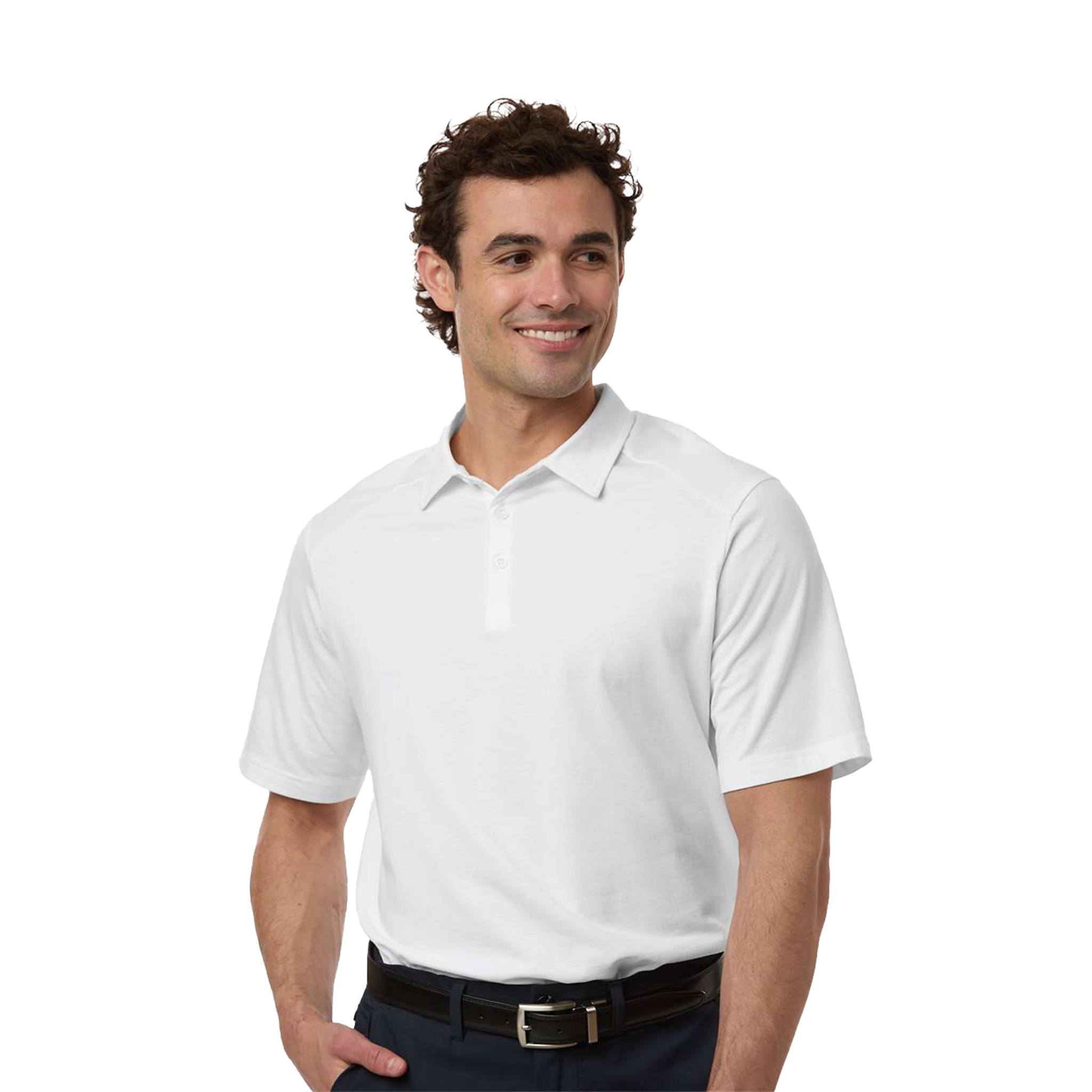 Devon & Jones Mens Seaton Pebble Textured Polo (Q711632)