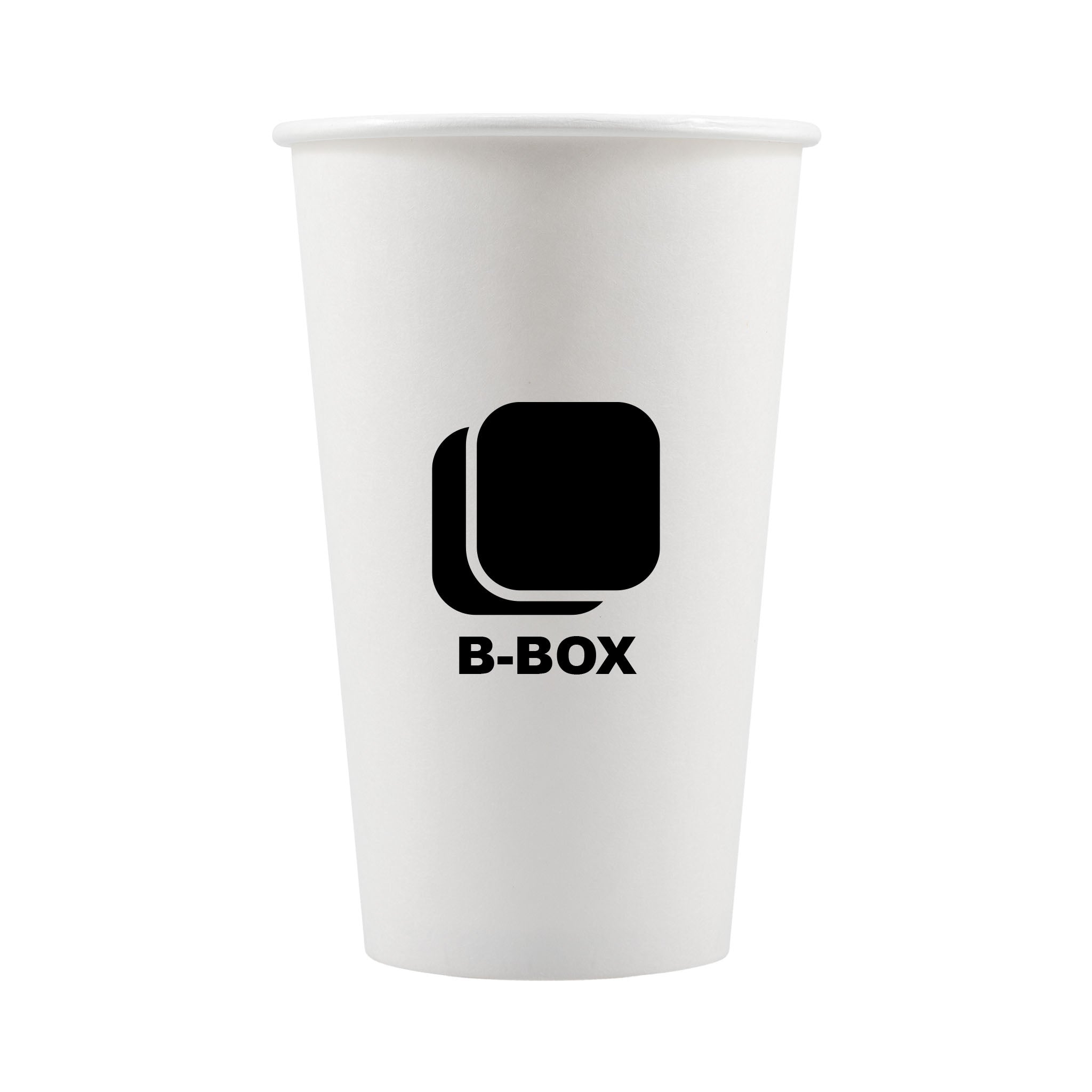 16 Oz. White Tradition Paper Cups  Imprinted with Logo (Q712211)