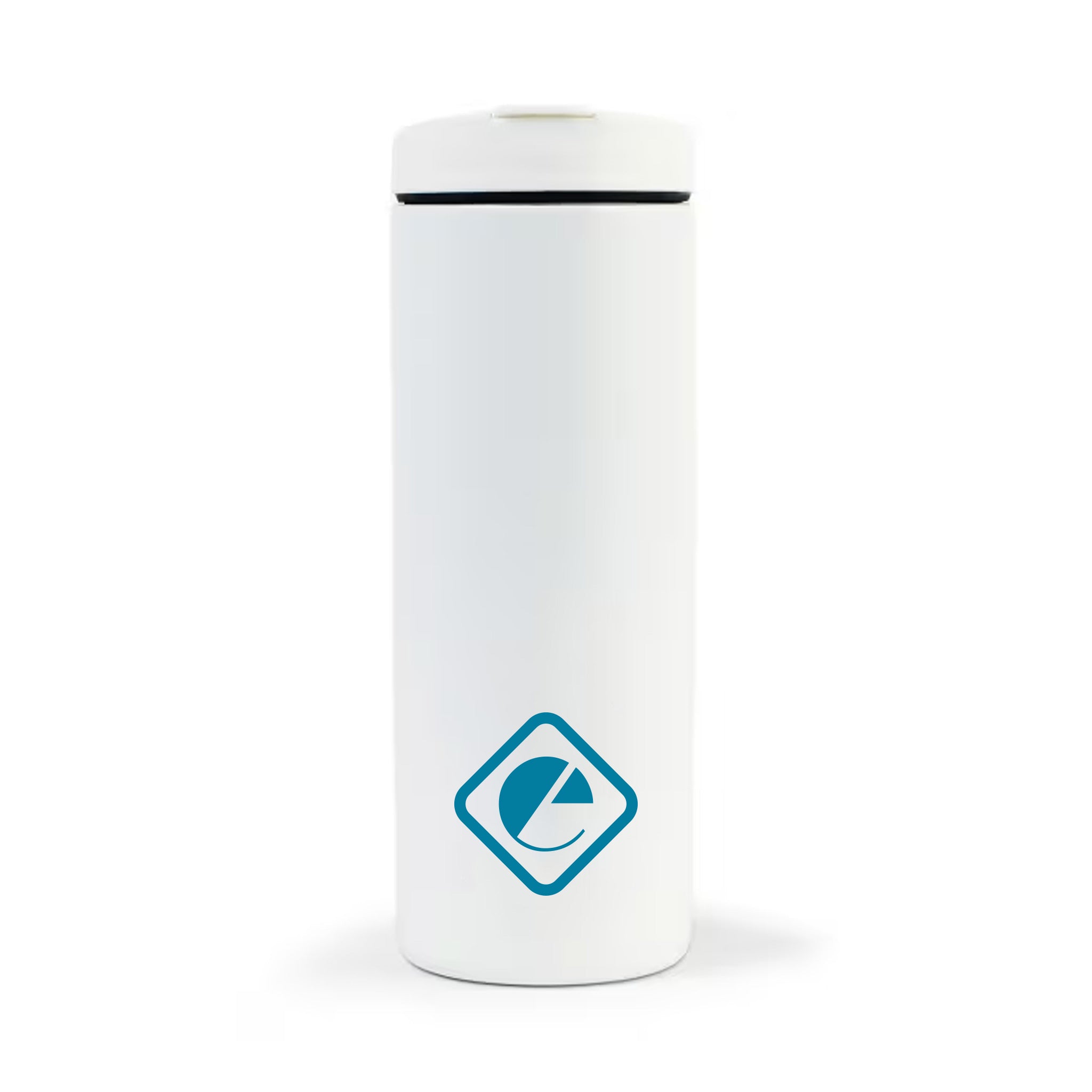 16 Oz. MiiR® Vacuum Insulated Travel Tumbler - White Powder  Imprinted with Logo (Q713022)