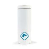 16 Oz. MiiR® Vacuum Insulated Travel Tumbler - White Powder  Imprinted with Logo (Q713022)
