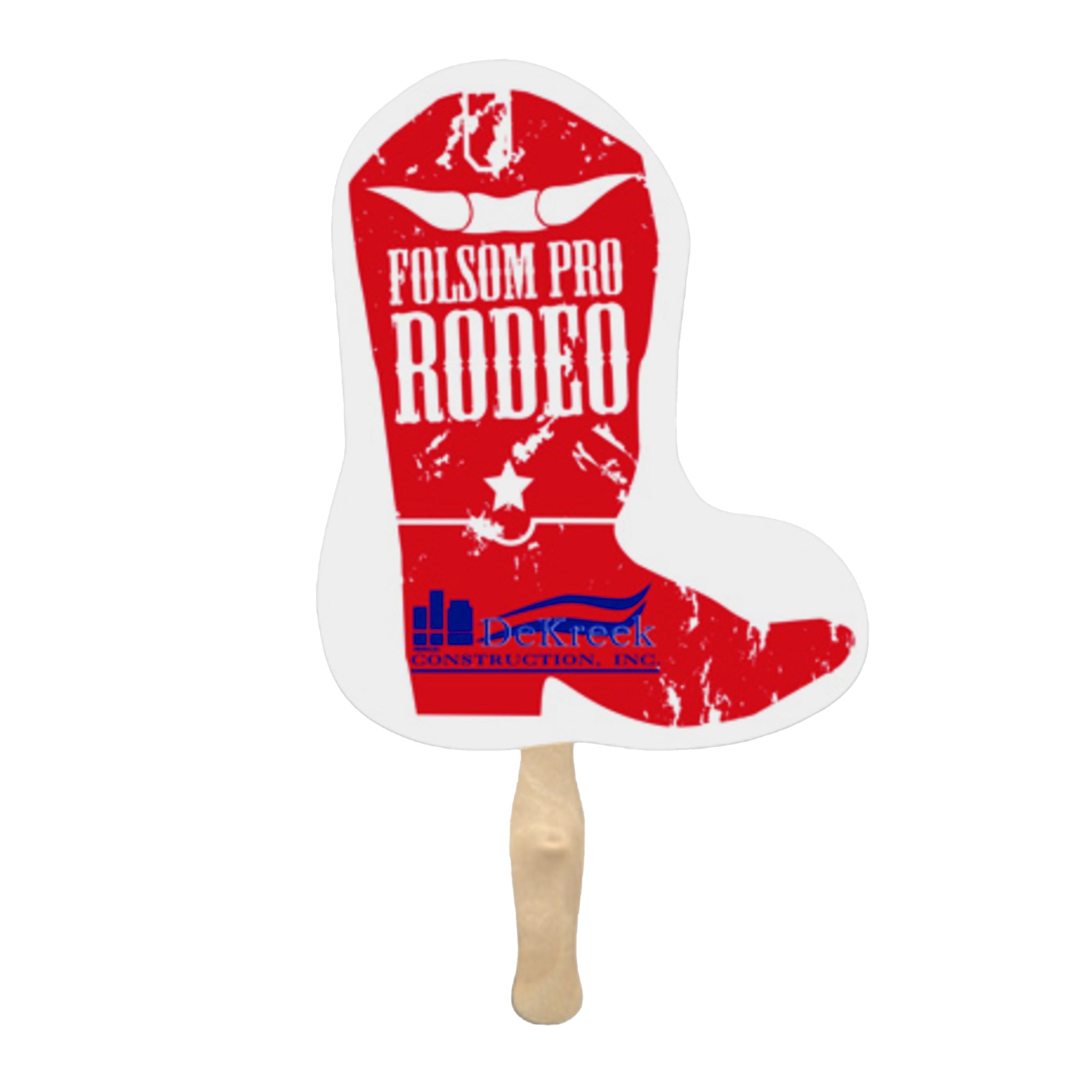 Lightweight Boot Shape Hand Fans (Q713632)