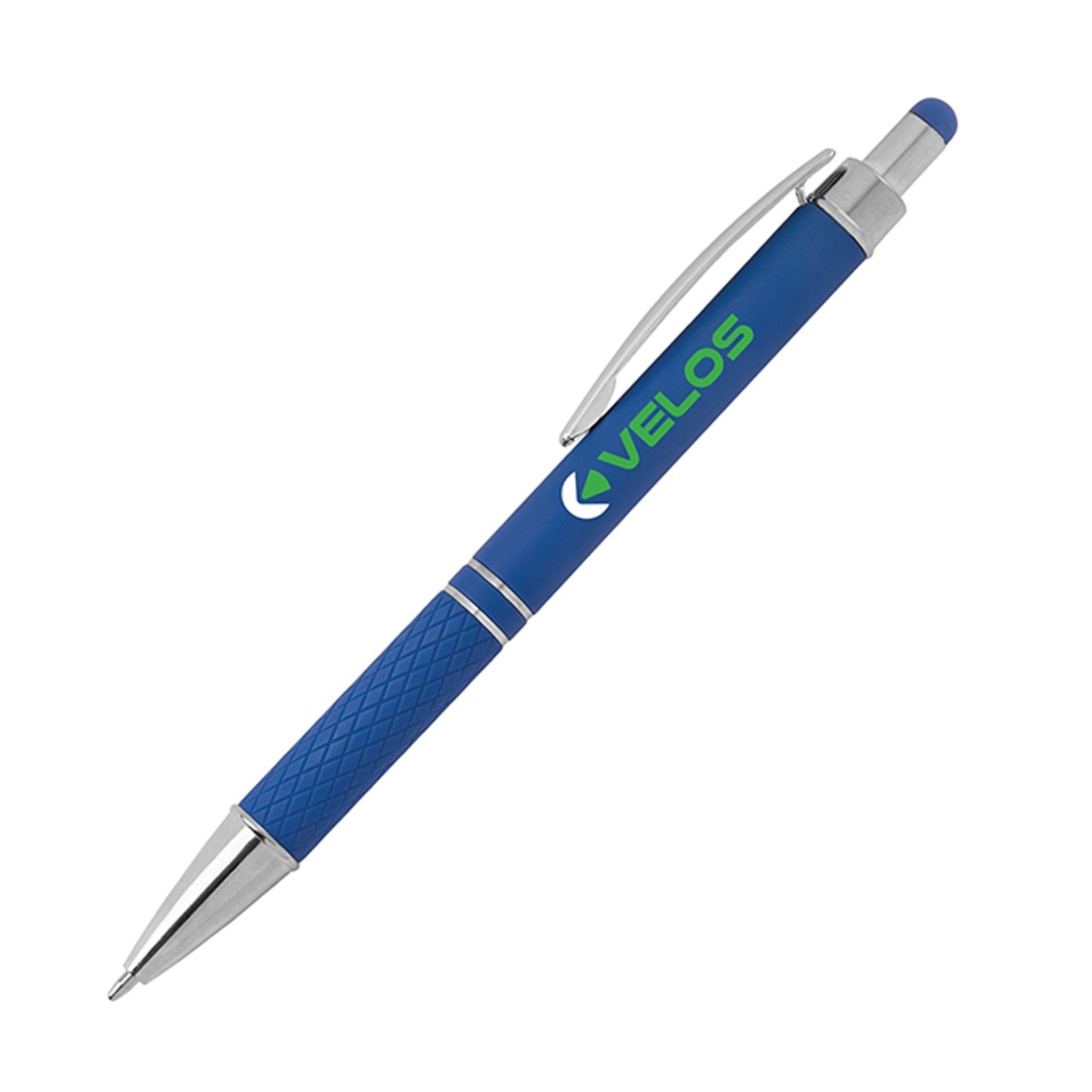 Palette Soft Touch Ballpoint Pen / Stylus  Imprinted with Logo (Q714022)