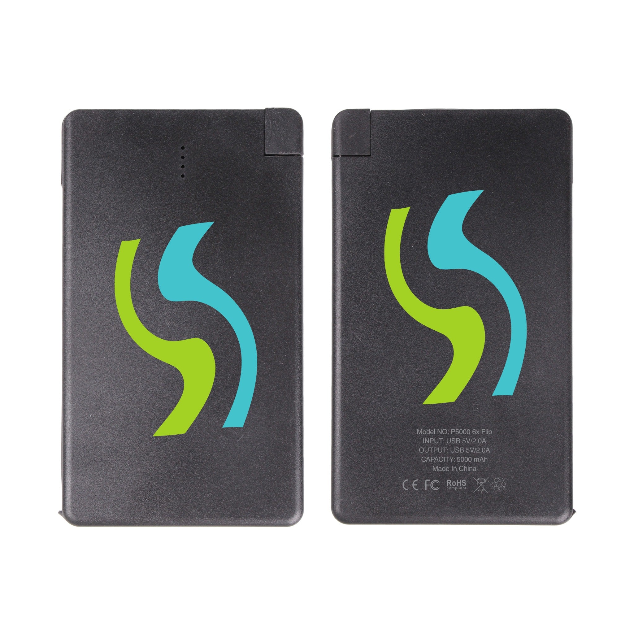 iTwist 5 000mAh 6-in-1 Power Bank  Imprinted with Logo (Q715432)