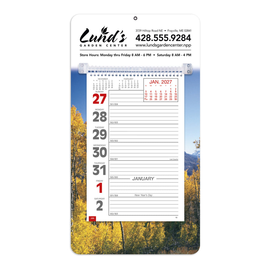 Full-Color Weekly Memo Calendar (Q715722)