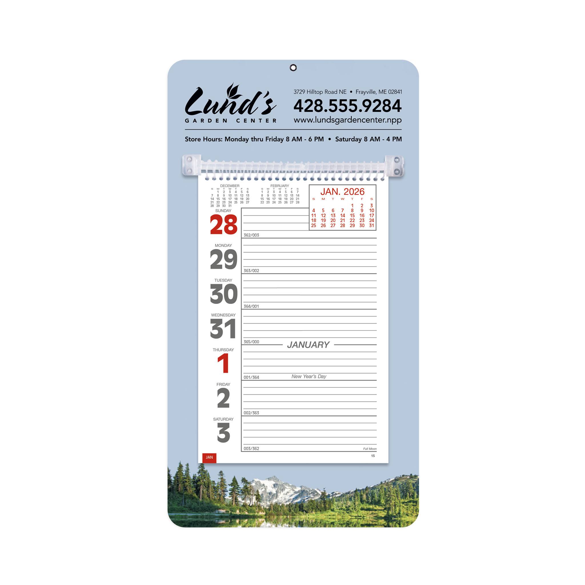 Full-Color Weekly Memo Calendar  Imprinted with Logo (Q715722)