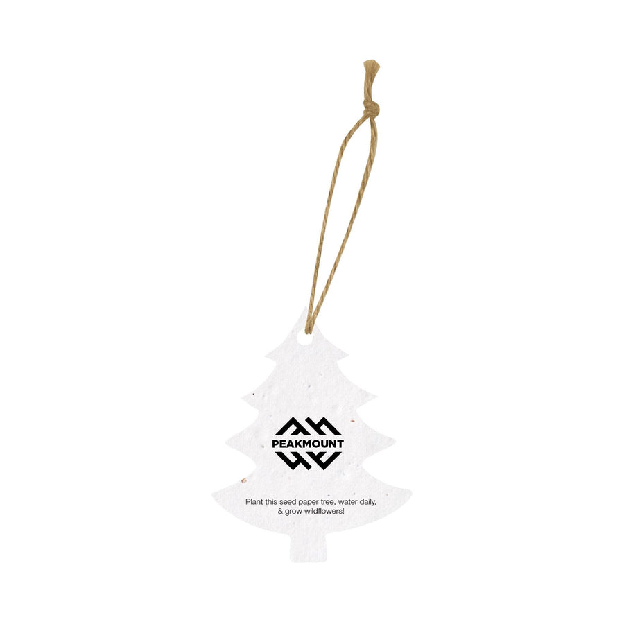 Bloomin Tree Shaped Plantable Holiday Ornament (Q715822)