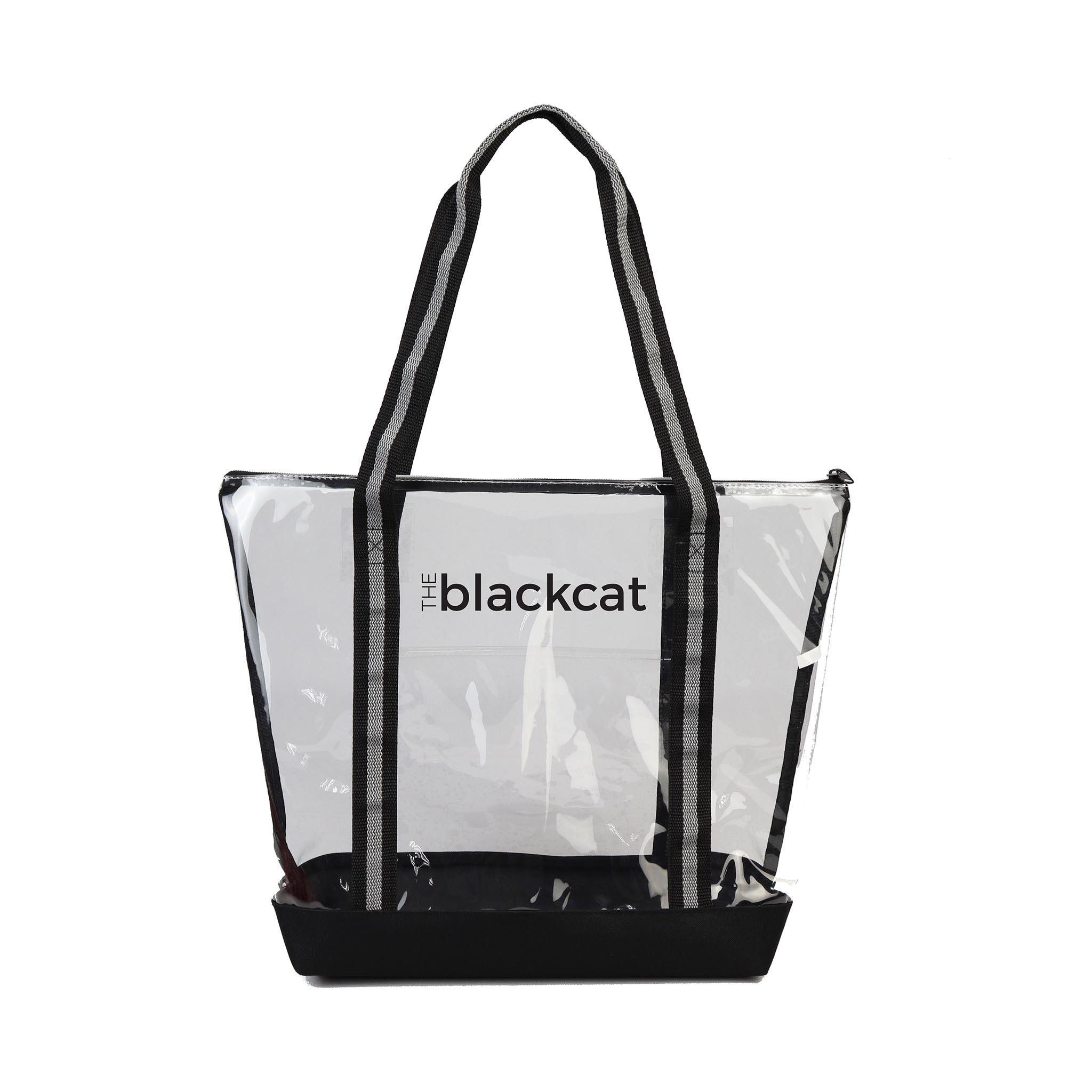 Clear Tote With Zipper  Imprinted with Logo (Q716432)