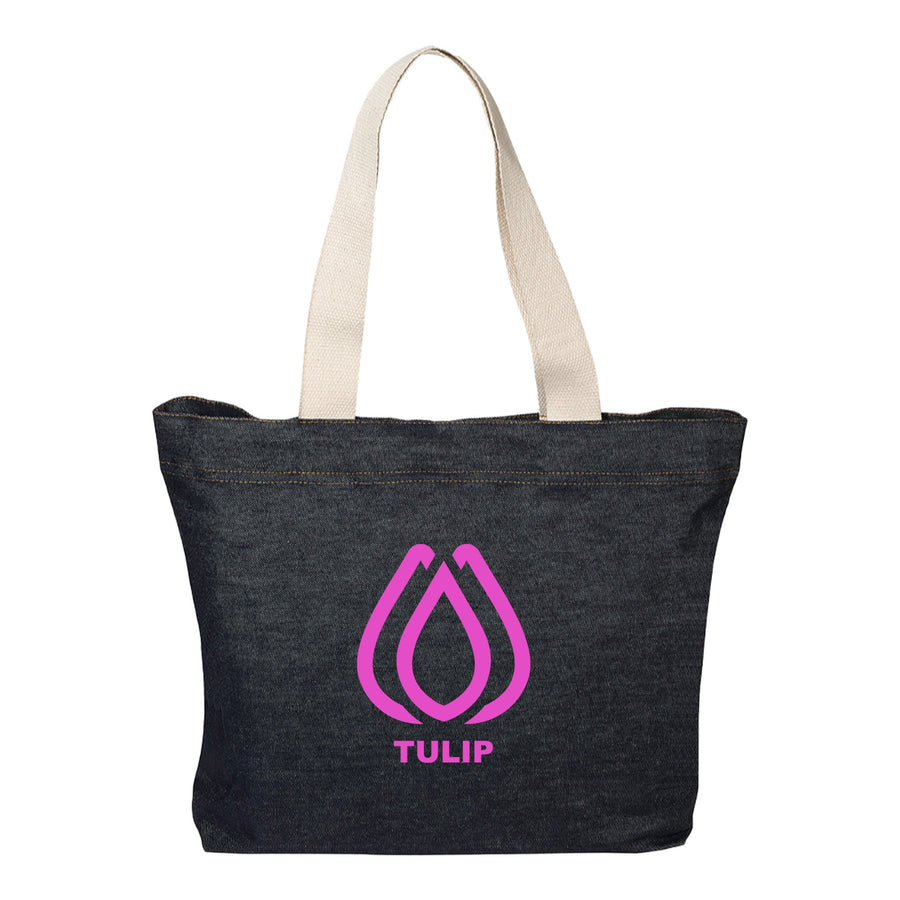 Prime Line Denim Tote Bag (Q718532)