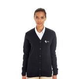 Harriton Ladies' Pilbloc™ V-Neck Button Cardigan Sweater  Imprinted with Logo (Q718922)