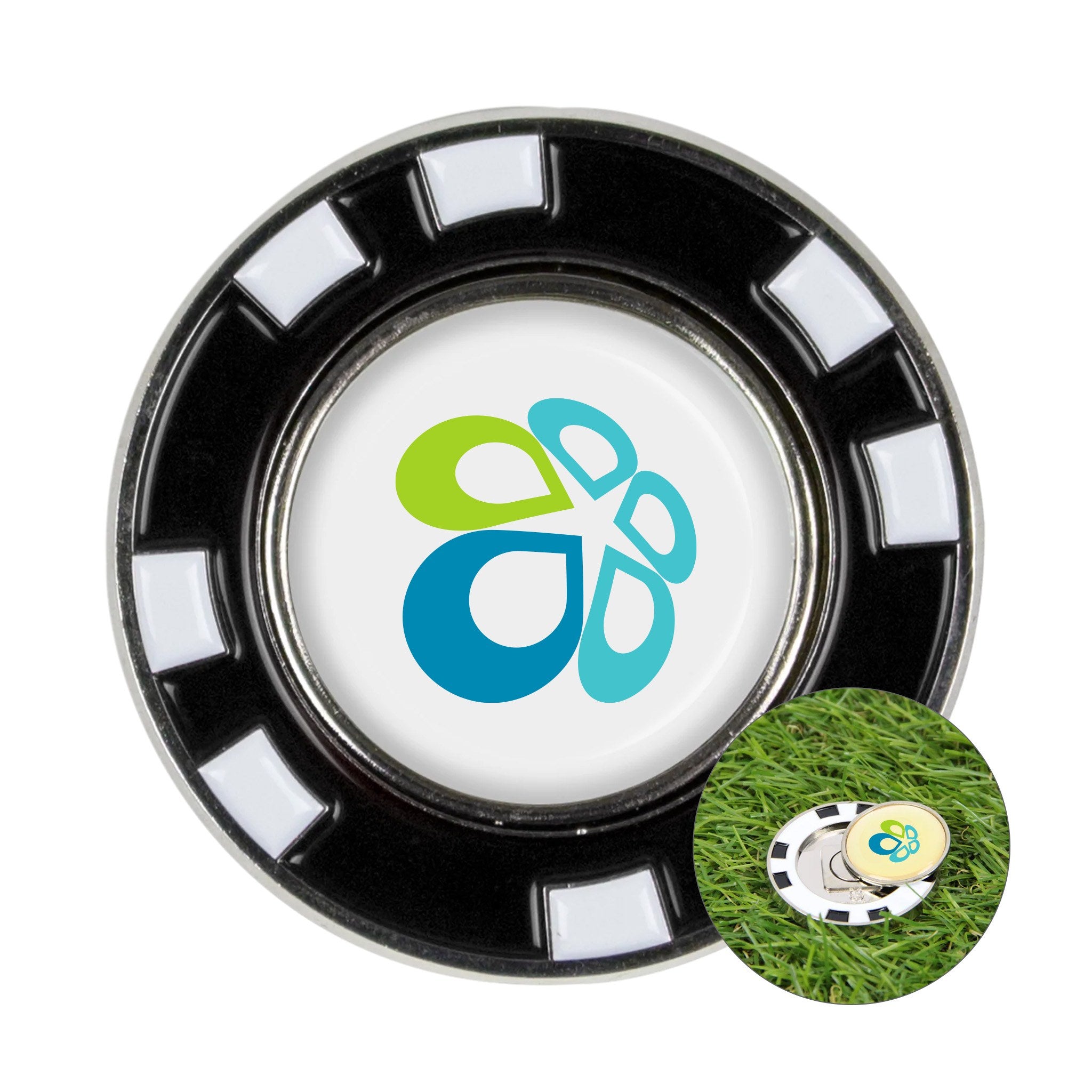 Metal Poker Chip Magnetic Ball Marker (Q719222)