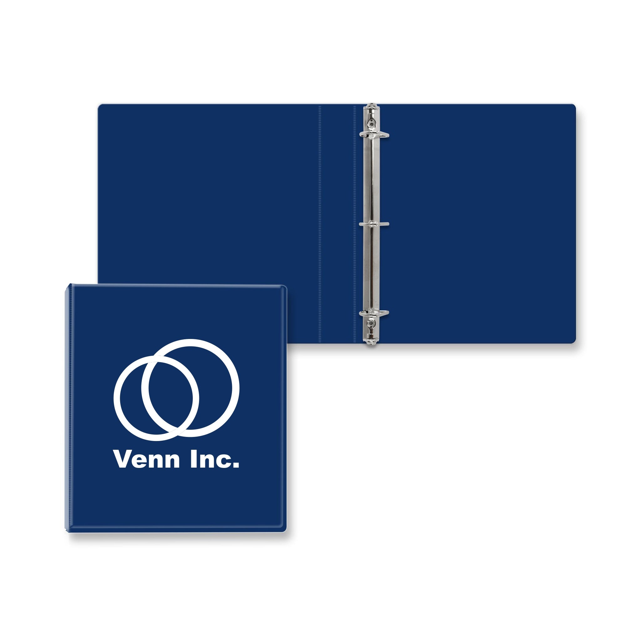 1 Inch Express Angle D Ring Binder  Imprinted with Logo (Q720122)