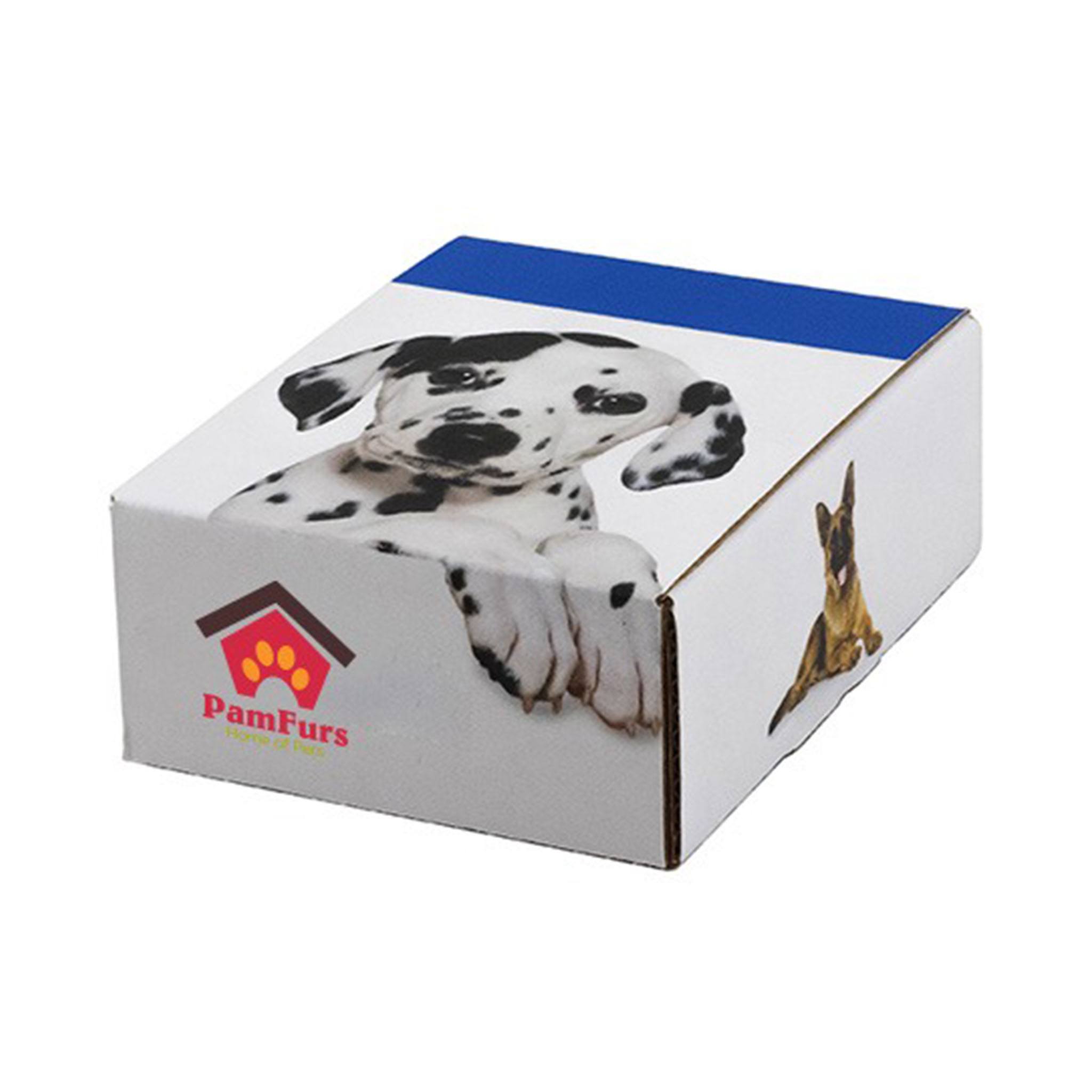 6" x 8" x 3" 4CP Full Bleed E-Flute Tuck Box (Q721422)