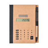Recycled Cardboard Notebook With Calculator And Sticky Tabs (Q721532)