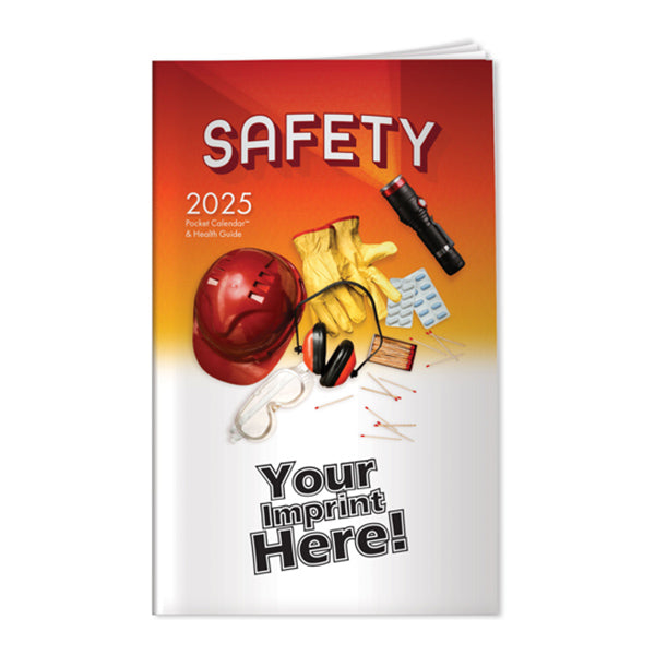 Pocket Calendar - Safety  Imprinted with Logo (Q721711)