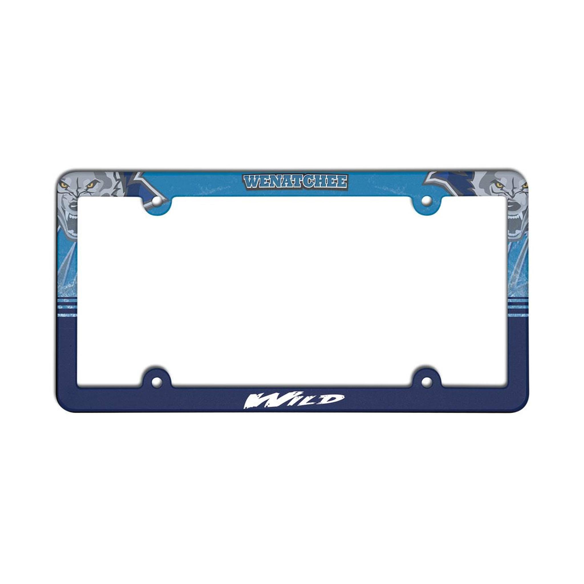 Full Color License Plate Frames - 6.25 x 12.25 Inch  Imprinted with Logo (Q722432)