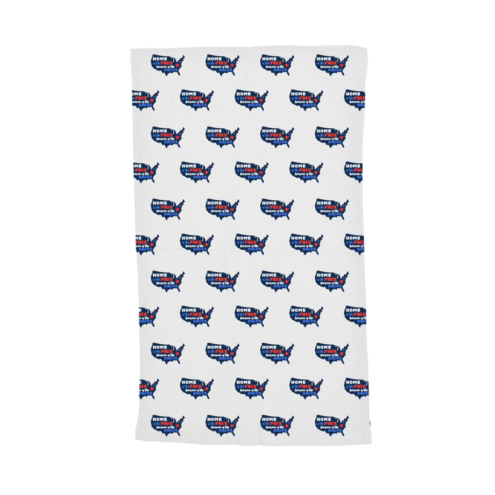4th of July - Rally Towel - Dye Sublimated  Imprinted with Logo (Q723211)