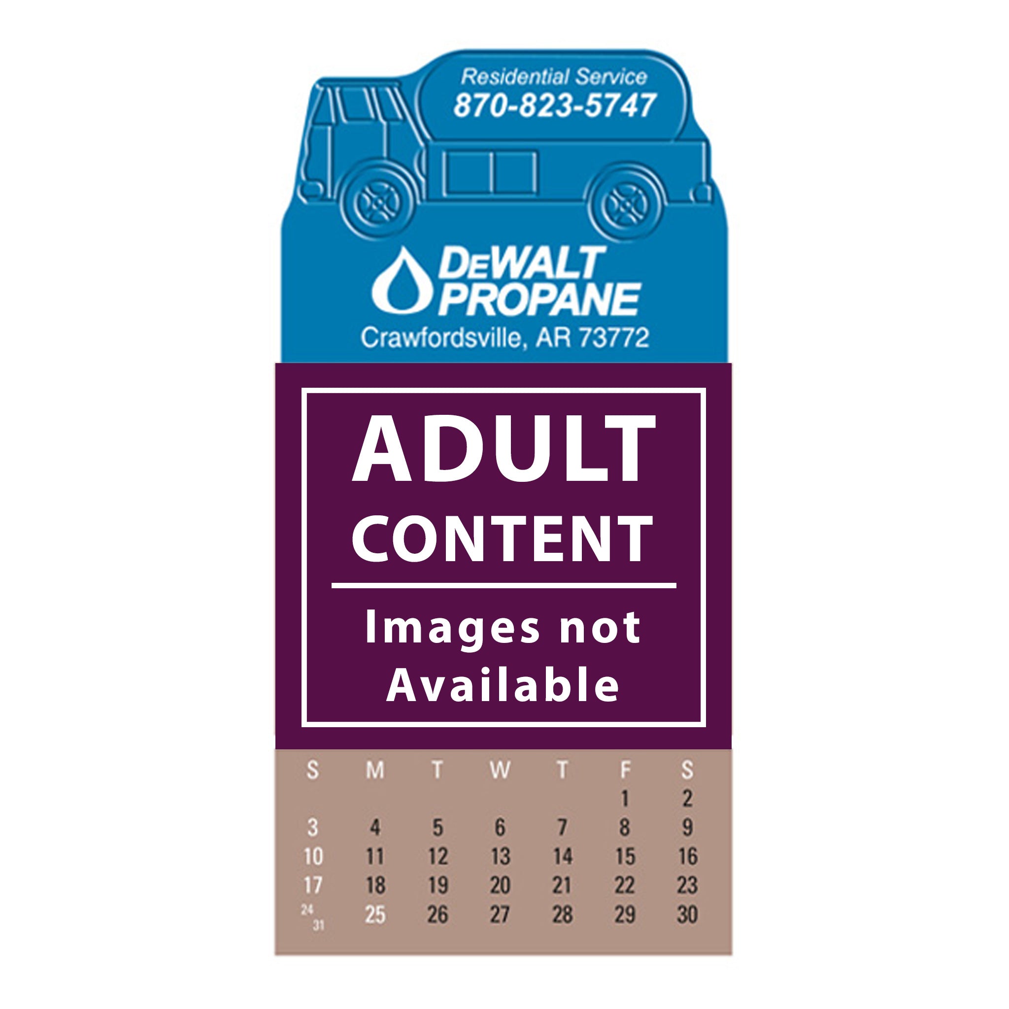 Press-N-Stick Dream Girls Calendars  Imprinted with Logo (Q723511)