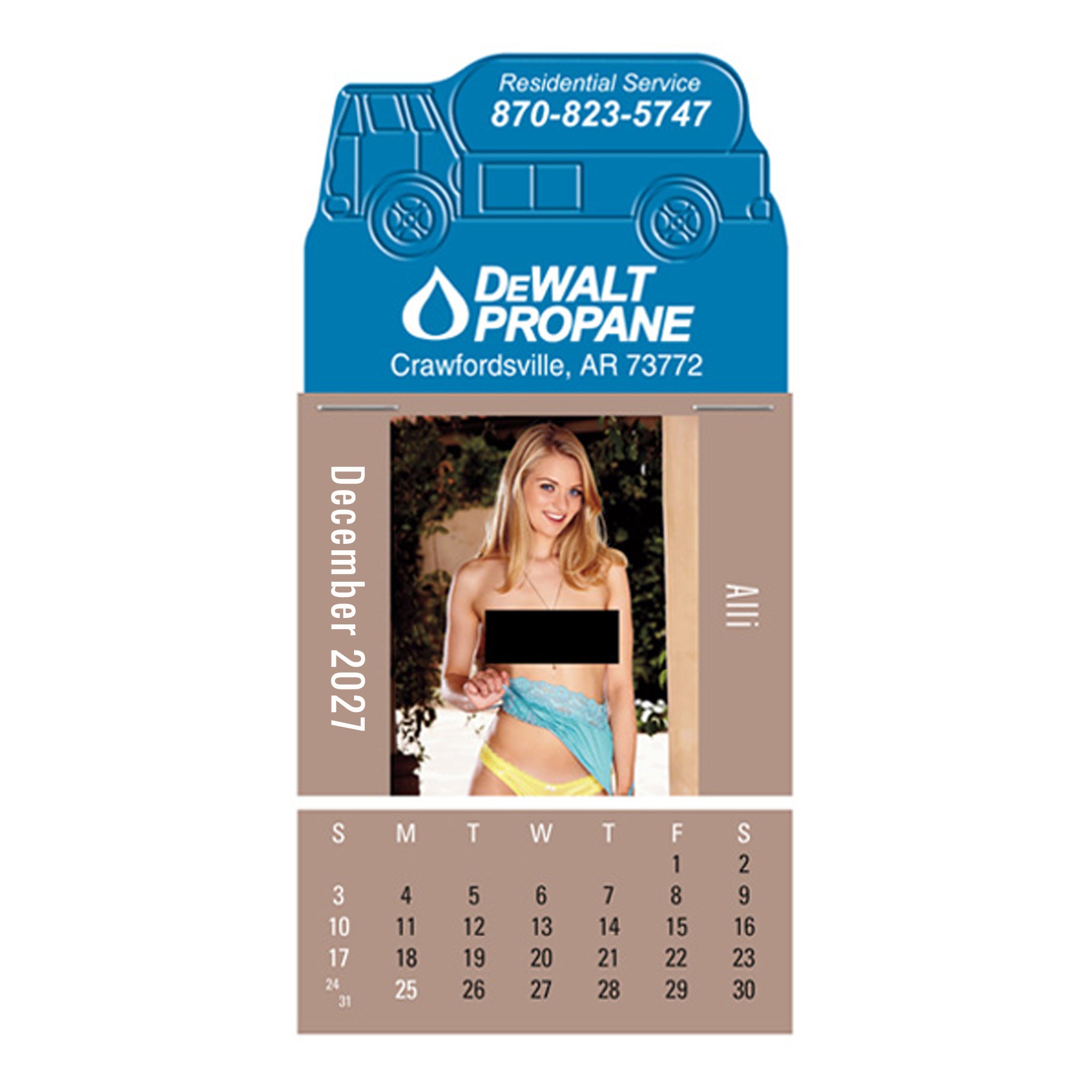 Press-N-Stick Dream Girls Calendars  Imprinted with Logo (Q723511)
