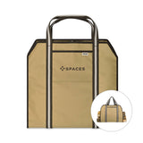 Heritage Supply™ Log Carrier - Dune  Imprinted with Logo (Q724822)