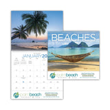Beaches Calendar  Imprinted with Logo (Q725722)