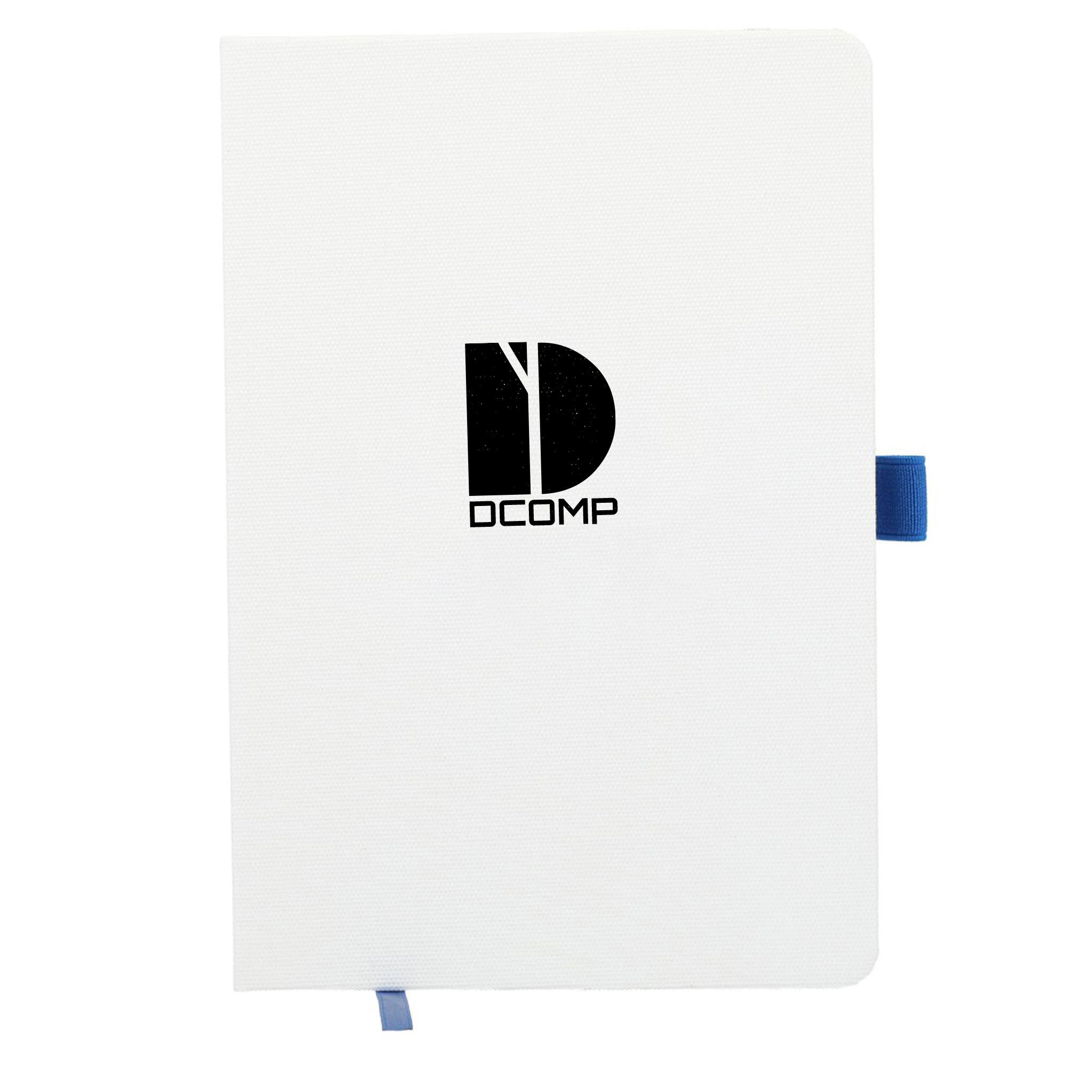 5.5 x 8.5 Inch FSC® Recycled Bamboo Fiber Bound Notebook  Imprinted with Logo (Q726922)