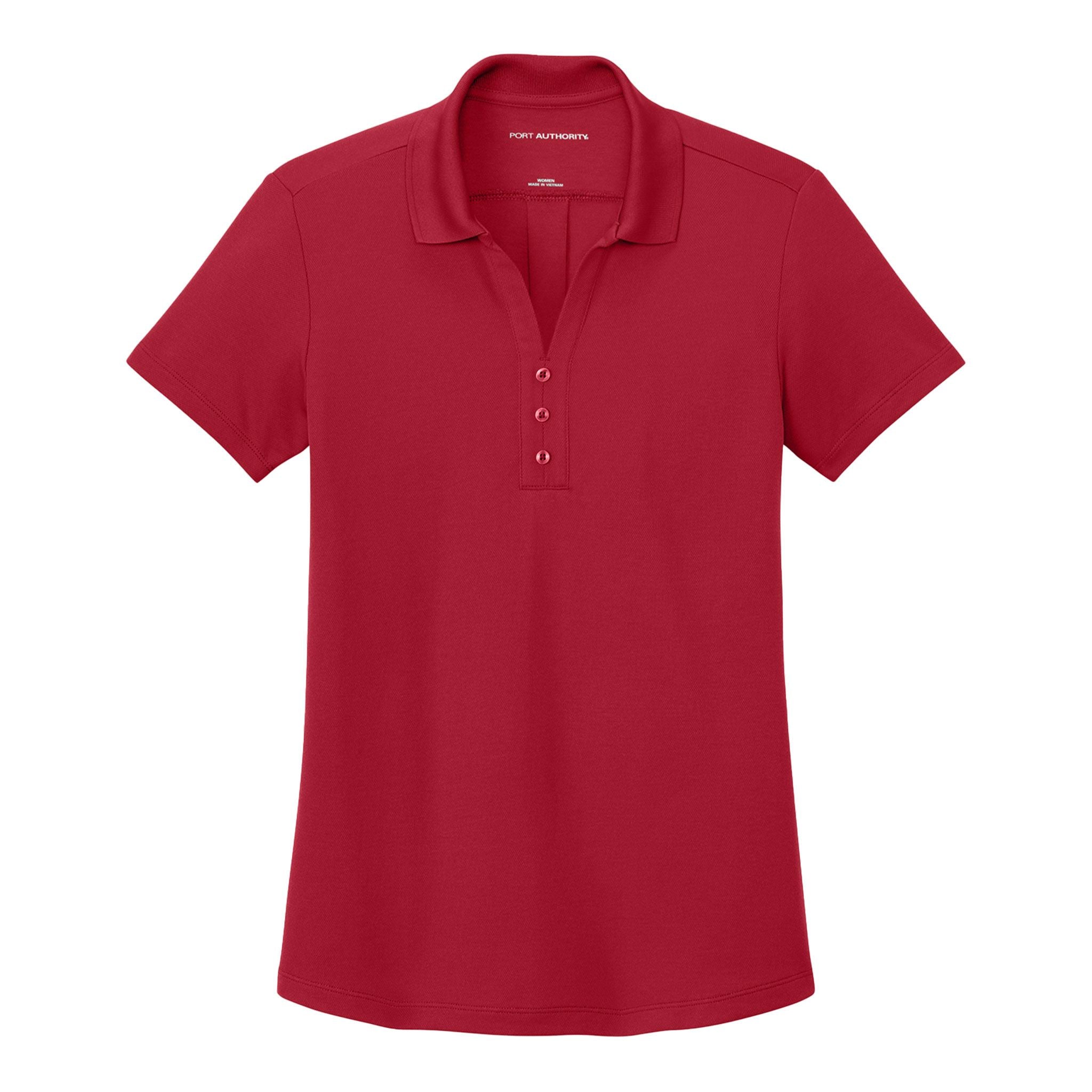 Port Authority® Women’s Plaited Pique Polo  Imprinted with Logo (Q727532)