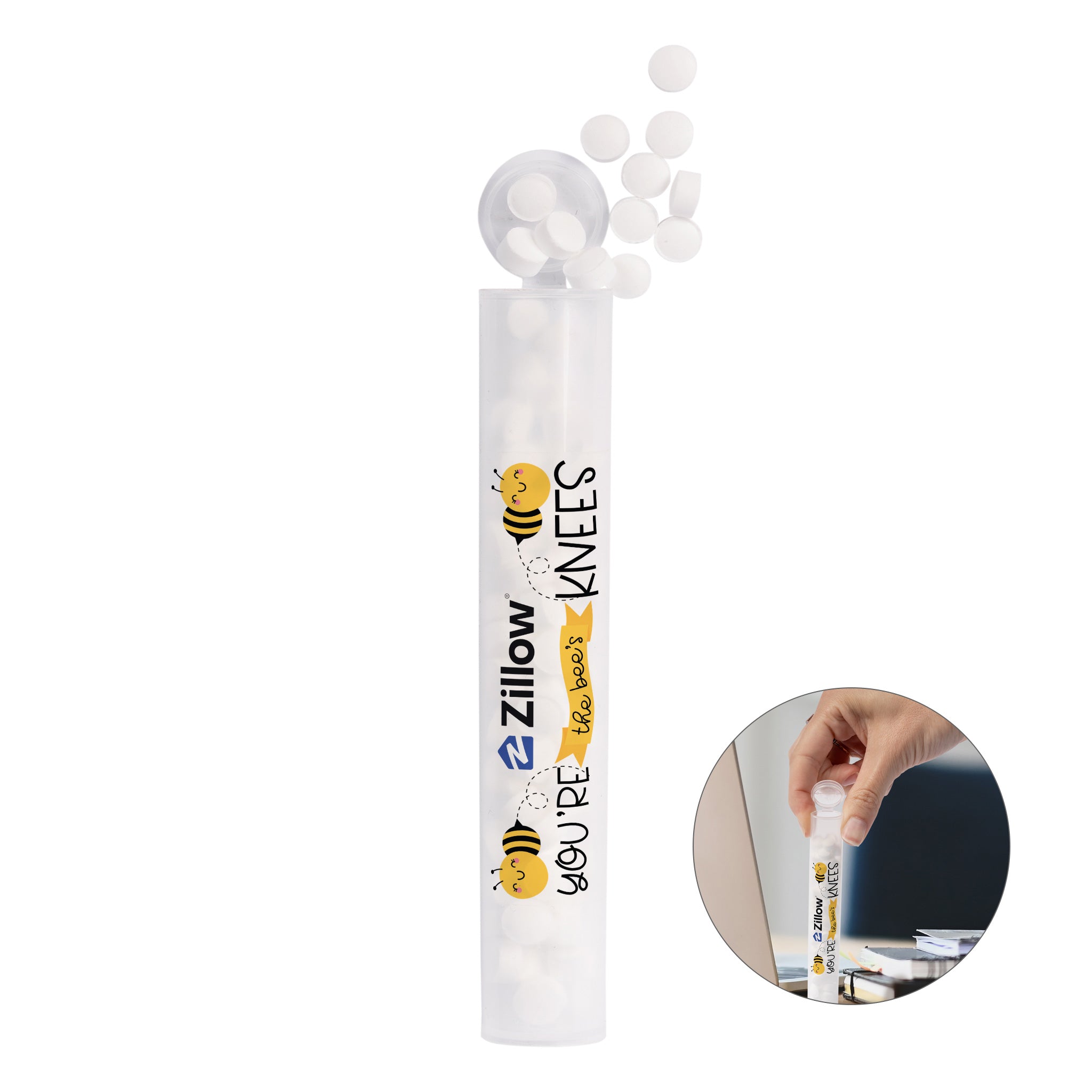 Pop Top Tube With Micromints (Q728532)