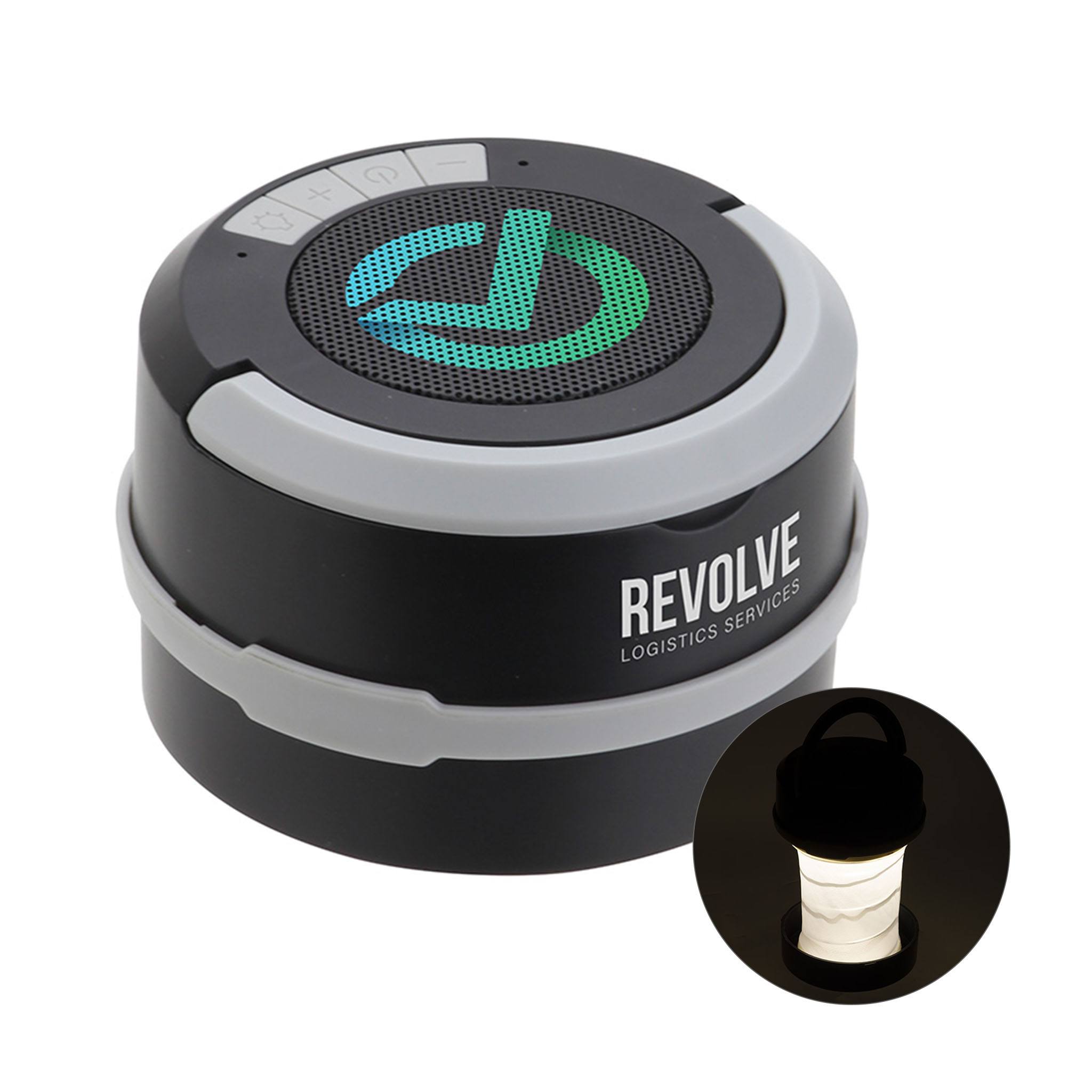 Revere Collapsible Lantern/Wireless Speaker  Imprinted with Logo (Q728622)