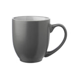 16 Oz. Bistro Two Tone ceramic Coffee Mugs (Q729222)
