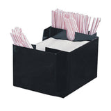3 Sided Cocktail Napkin Holder - 2 Full Side Pockets (Q730222)