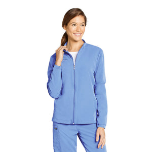 Unisex 3-Pocket Zip Front Jacket (Q730332)