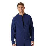 Unisex 3-Pocket Zip Front Jacket (Q730332)