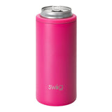 12 Oz. Swig Skinny Can Cooler - Matte Hot Pink (Q730522)